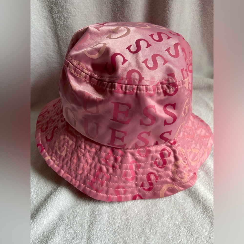 Guess Pink Bucket Hat